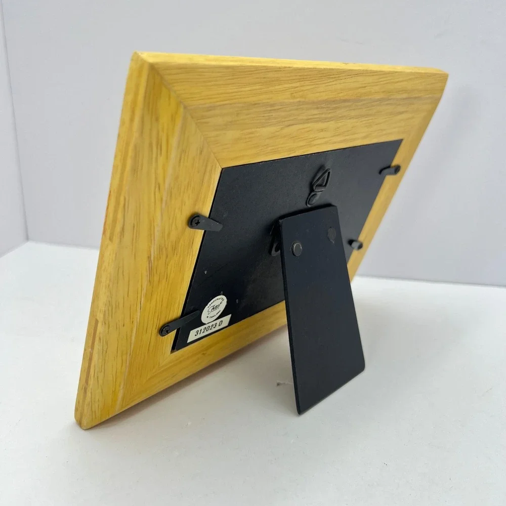 Vintage Cottage Wood Double Picture Frame Bears 2x3